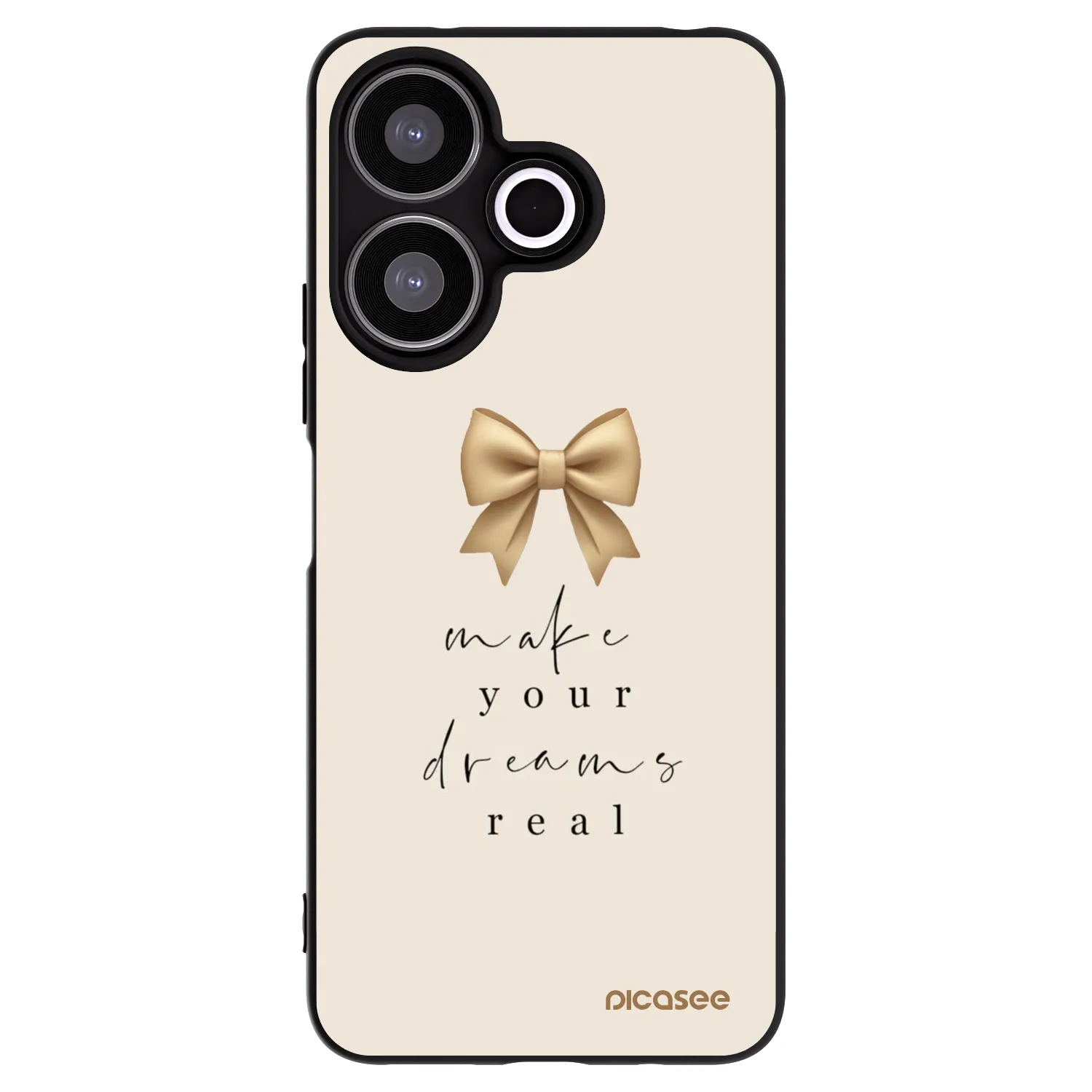 Picasee silikonový černý obal pro Xiaomi Redmi 13 4G - Golden Dream