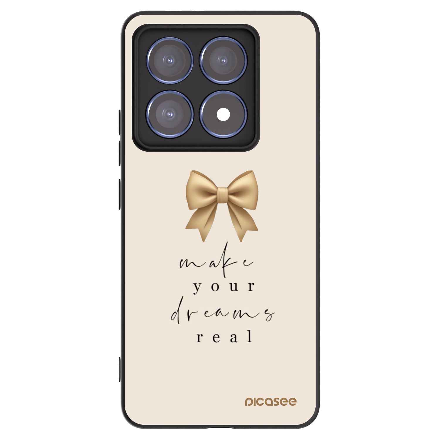 Picasee silikonový černý obal pro Xiaomi 14T Pro - Golden Dream
