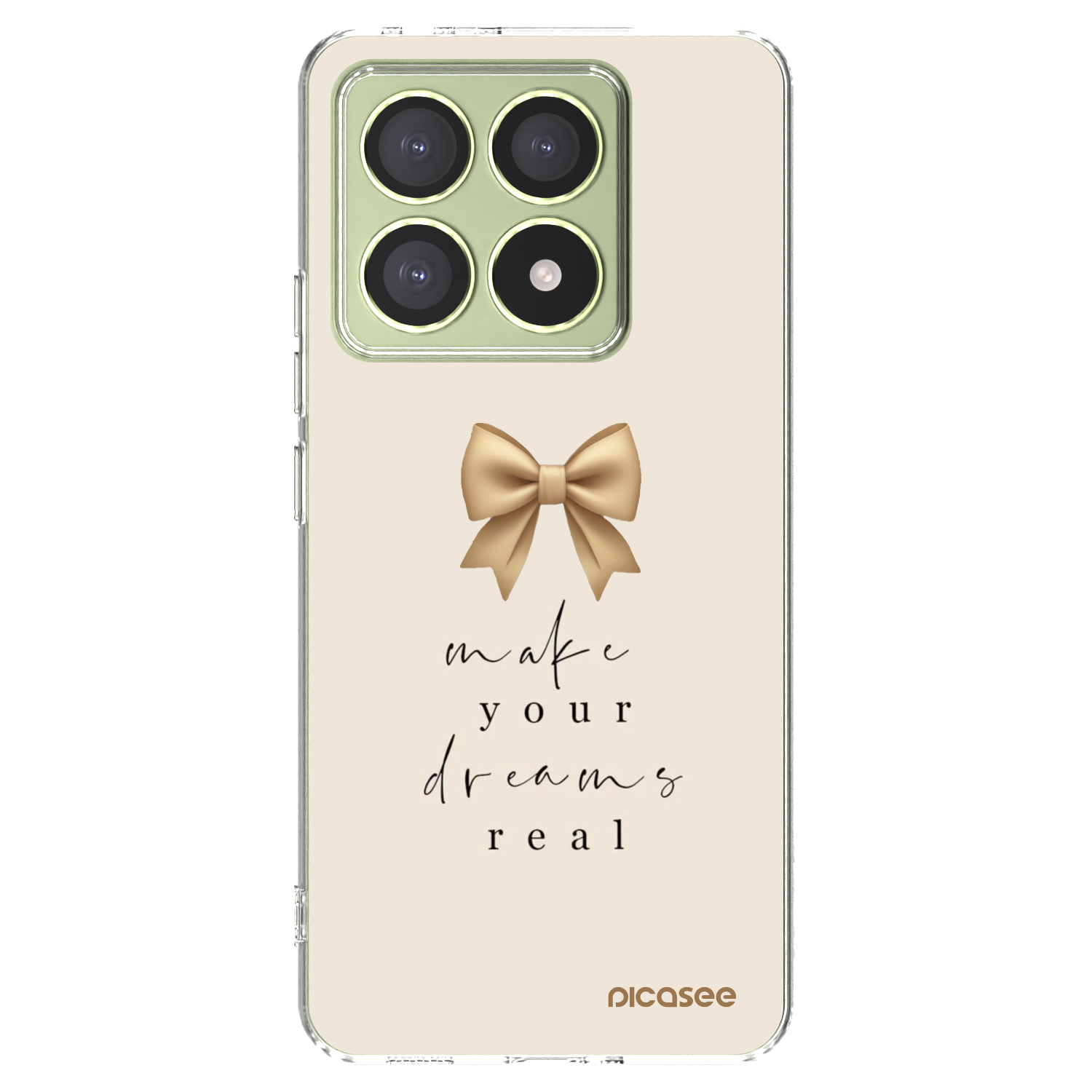 Picasee silikonový průhledný obal pro Xiaomi 14T - Golden Dream