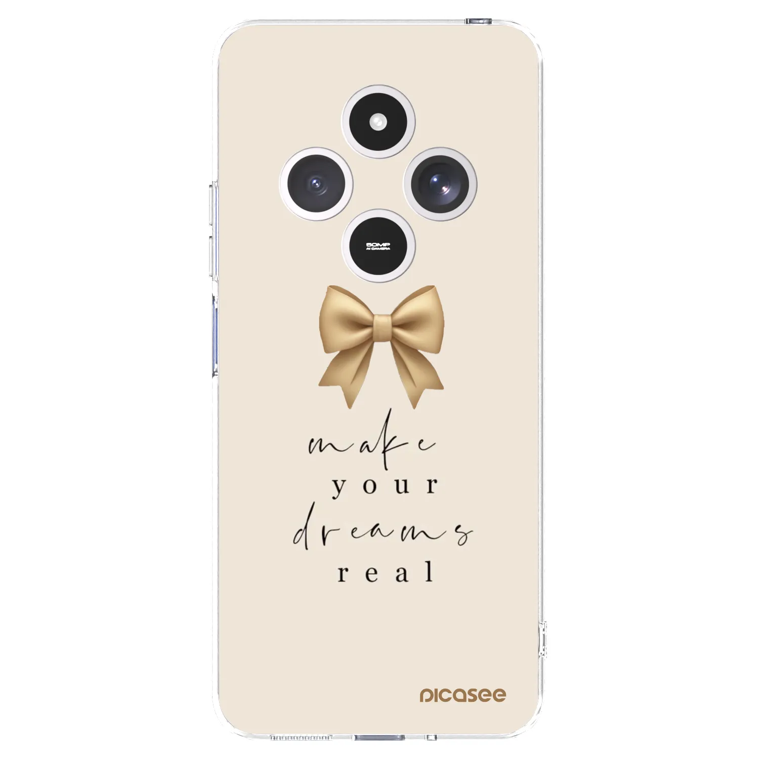 Picasee silikonový průhledný obal pro Xiaomi Redmi 14C - Golden Dream