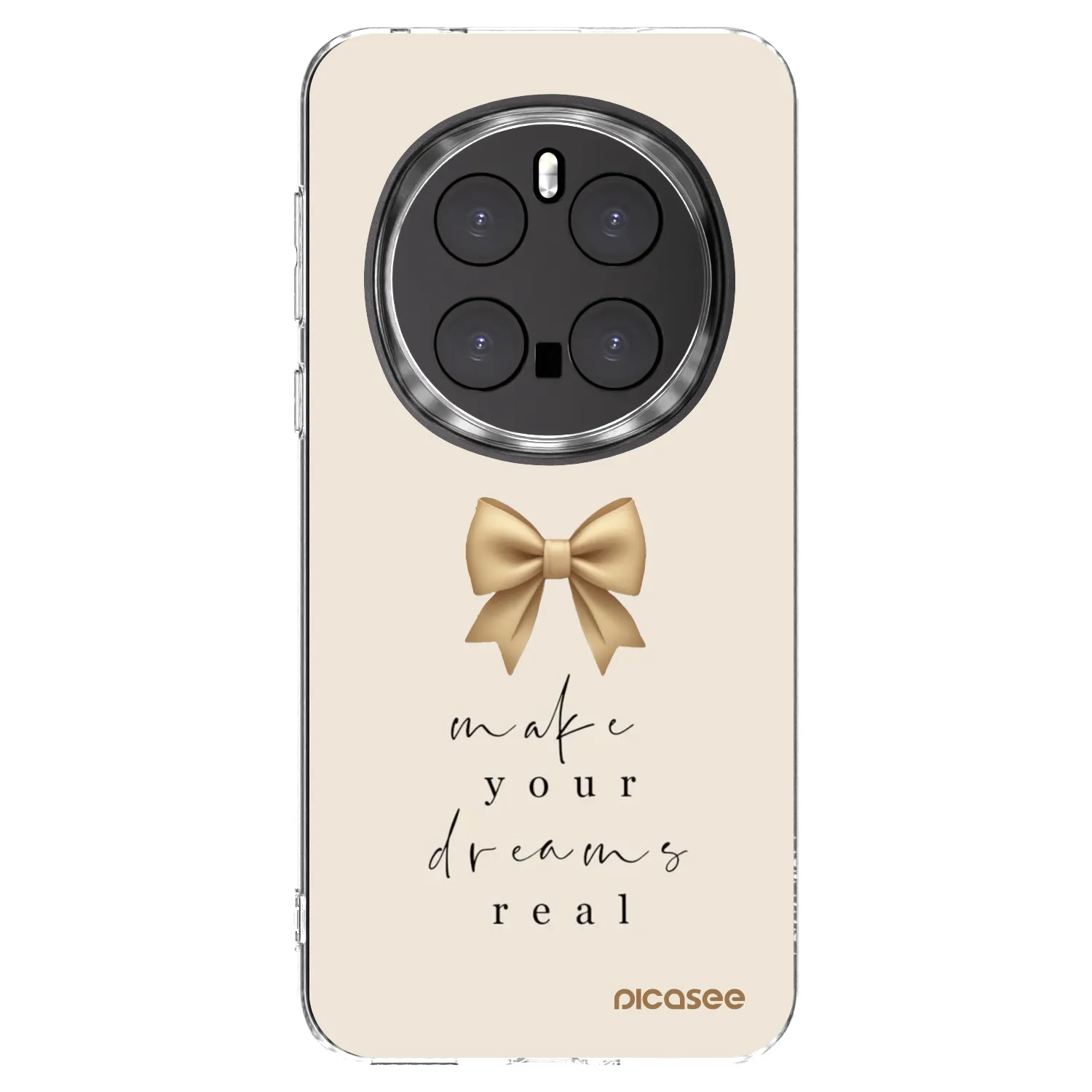 Picasee silikonový průhledný obal pro Honor Magic7 Pro 5G - Golden Dream