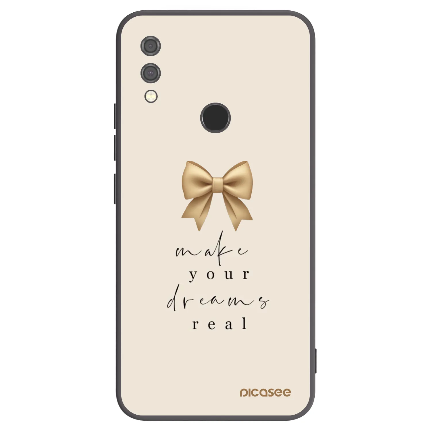 Picasee silikonový černý obal pro Xiaomi Redmi Note 7 - Golden Dream