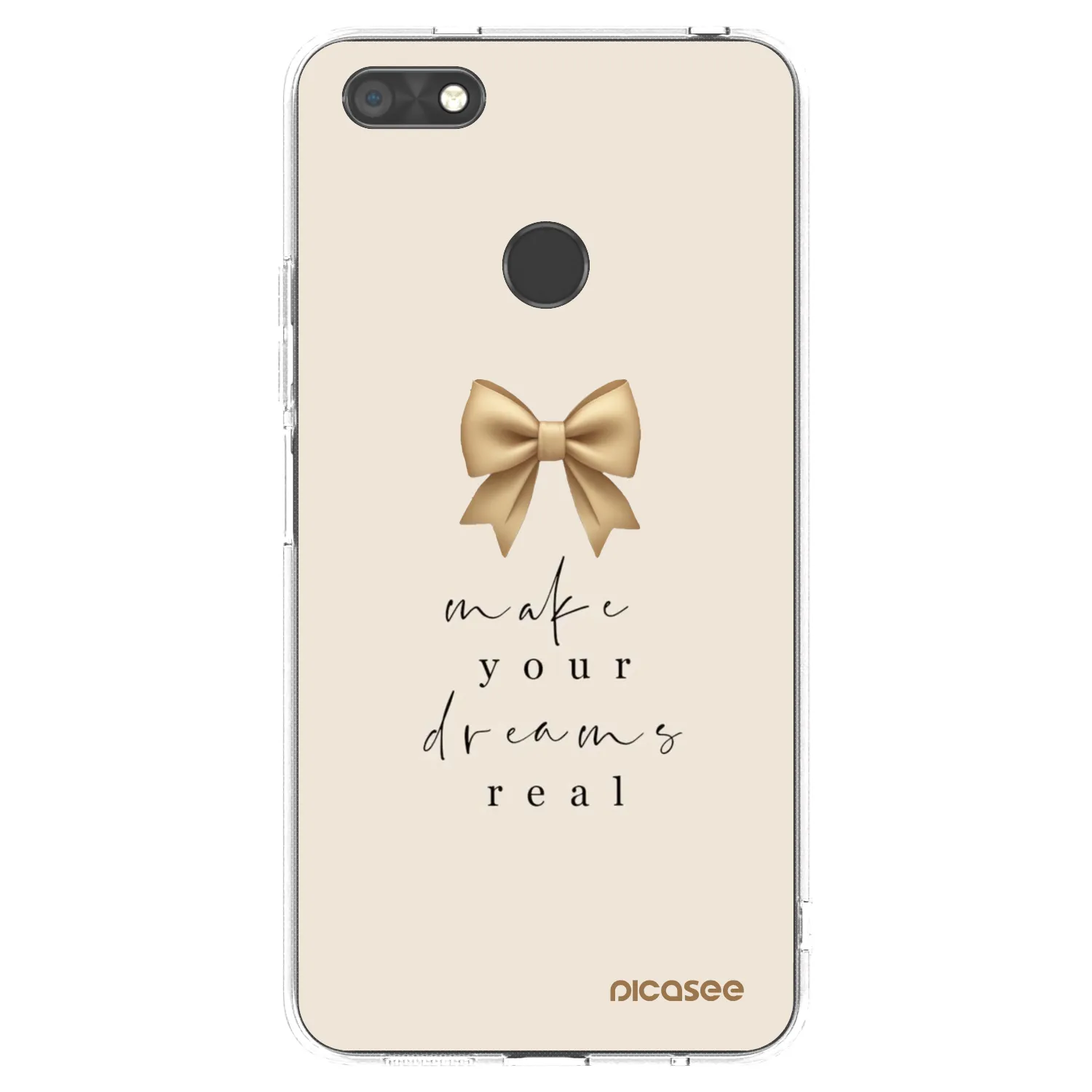 Picasee silikonový průhledný obal pro Huawei P9 Lite Mini - Golden Dream