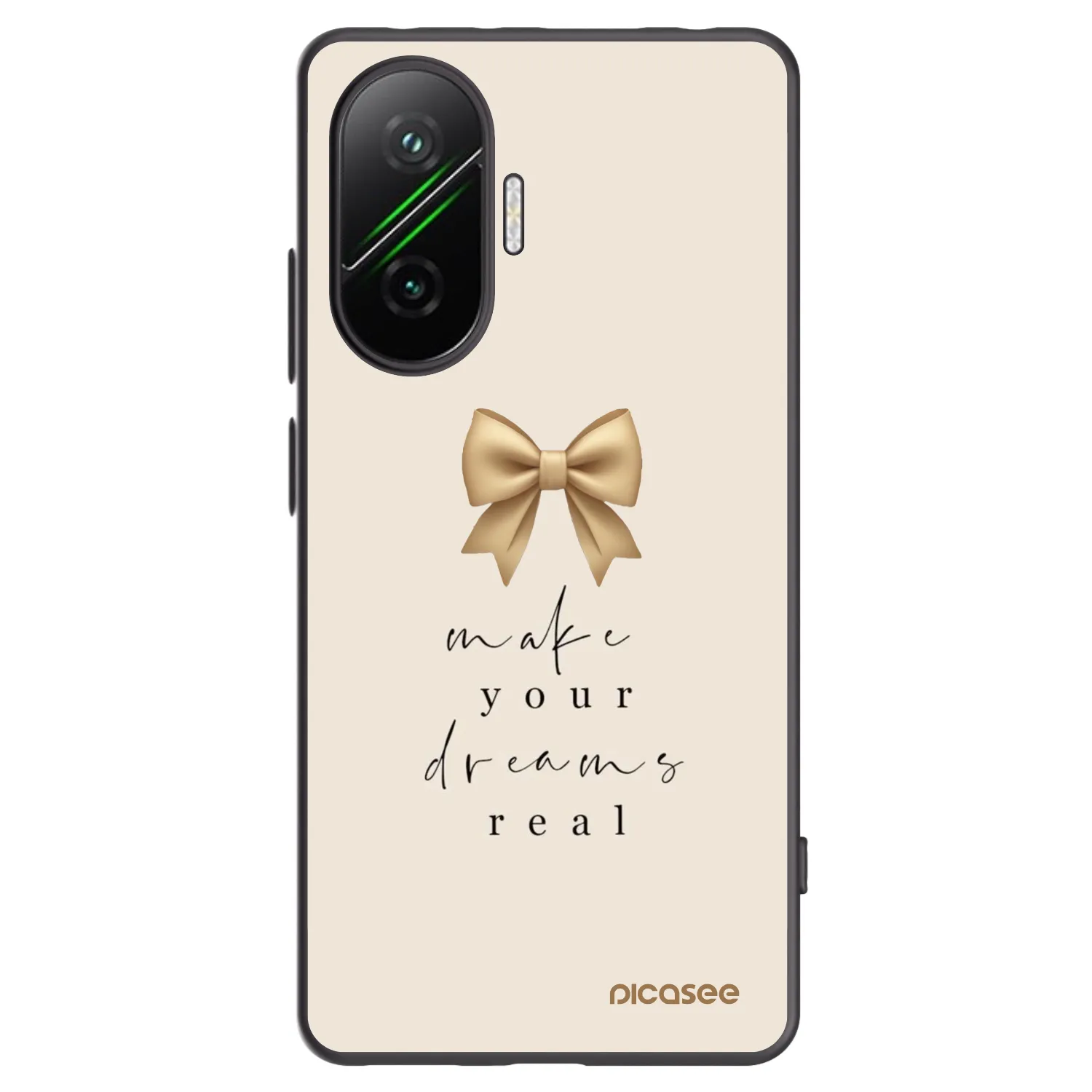 Picasee silikonový černý obal pro Xiaomi Poco F7 Pro 5G - Golden Dream