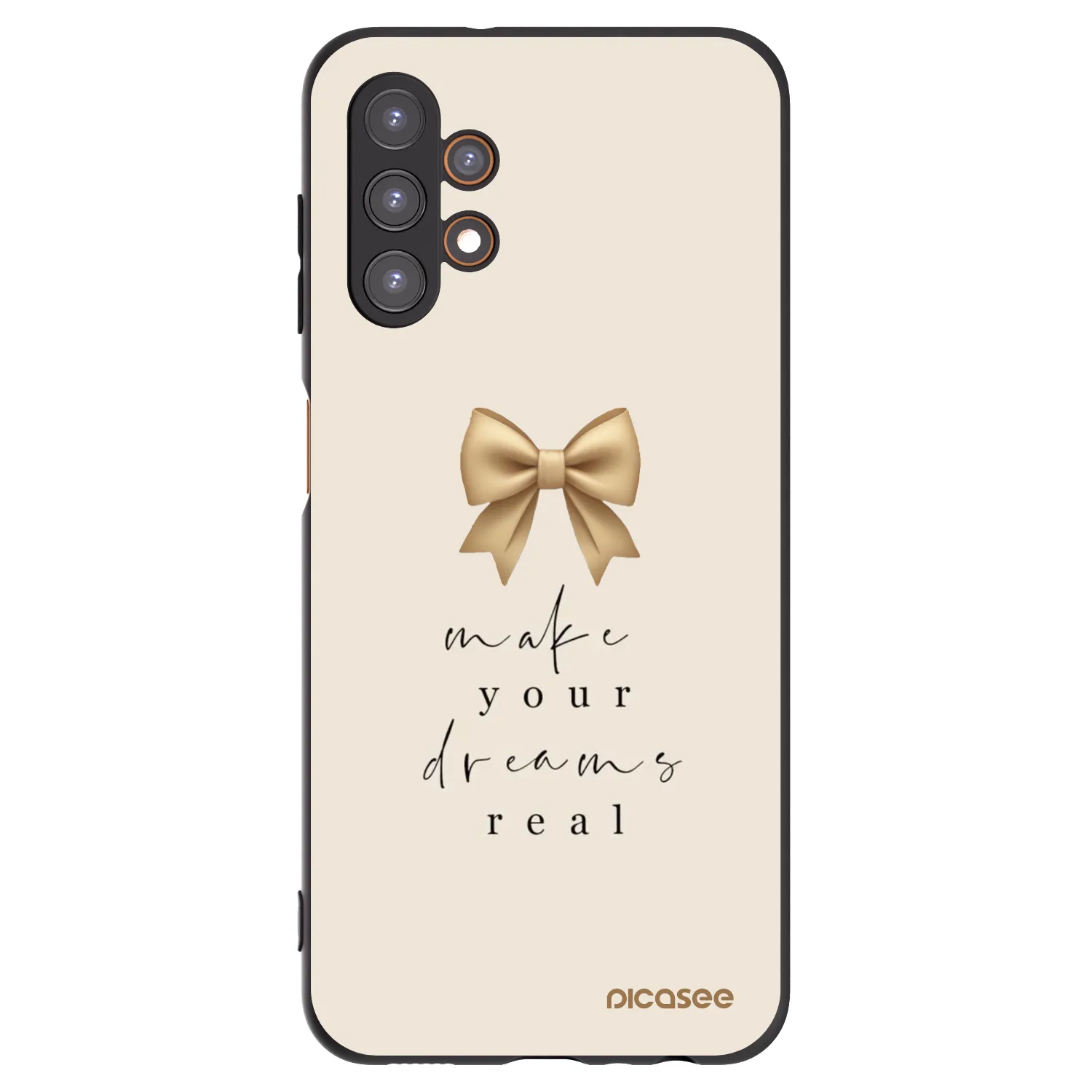 Picasee silikonový černý obal pro Samsung Galaxy A13 5G - Golden Dream