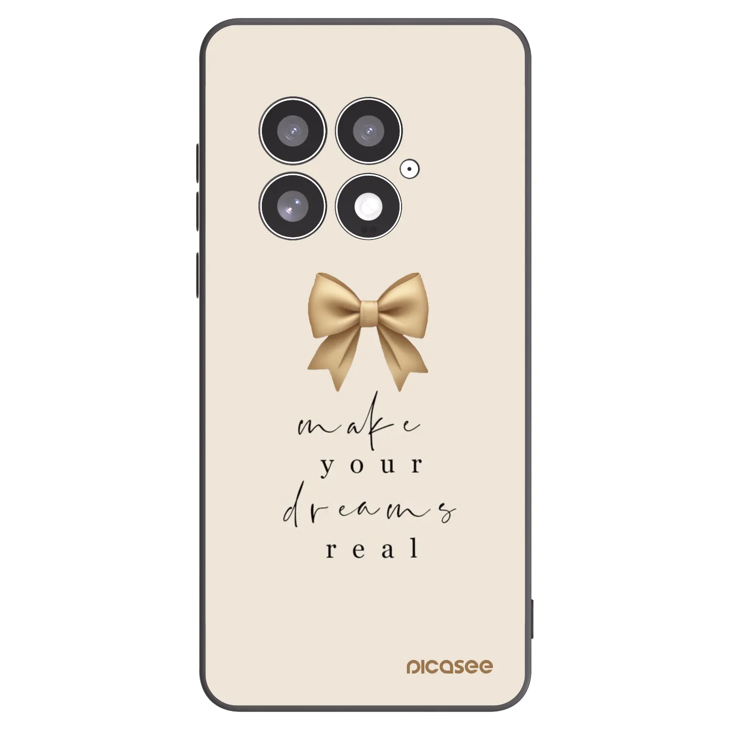 Picasee silikonový černý obal pro OnePlus 13 5G - Golden Dream