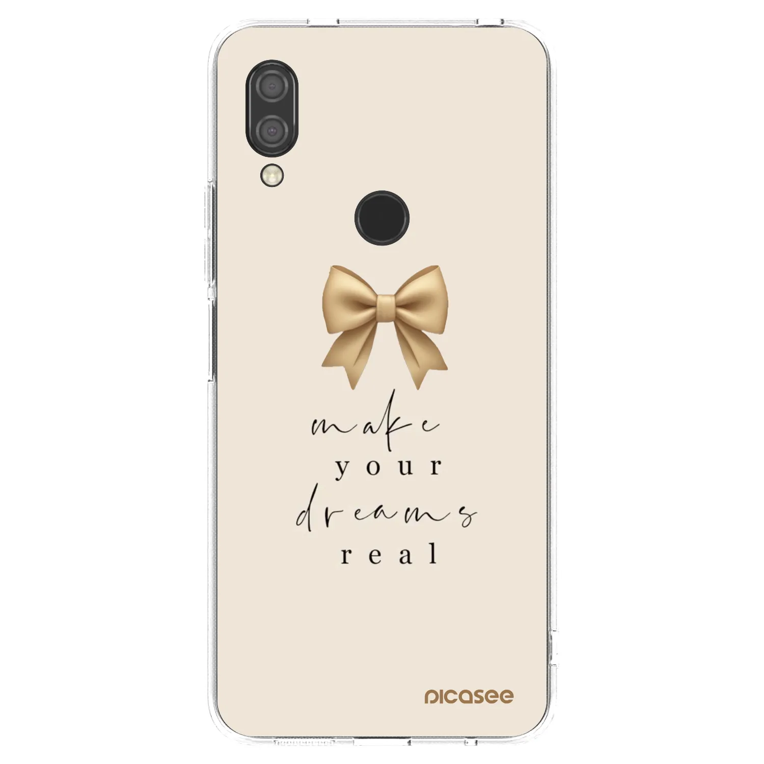 Picasee silikonový průhledný obal pro Xiaomi Redmi 7 - Golden Dream