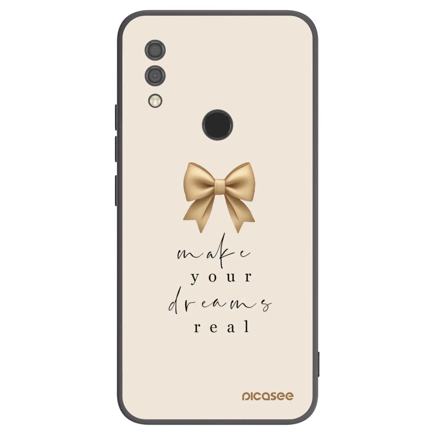 Picasee silikonový černý obal pro Xiaomi Redmi 7 - Golden Dream