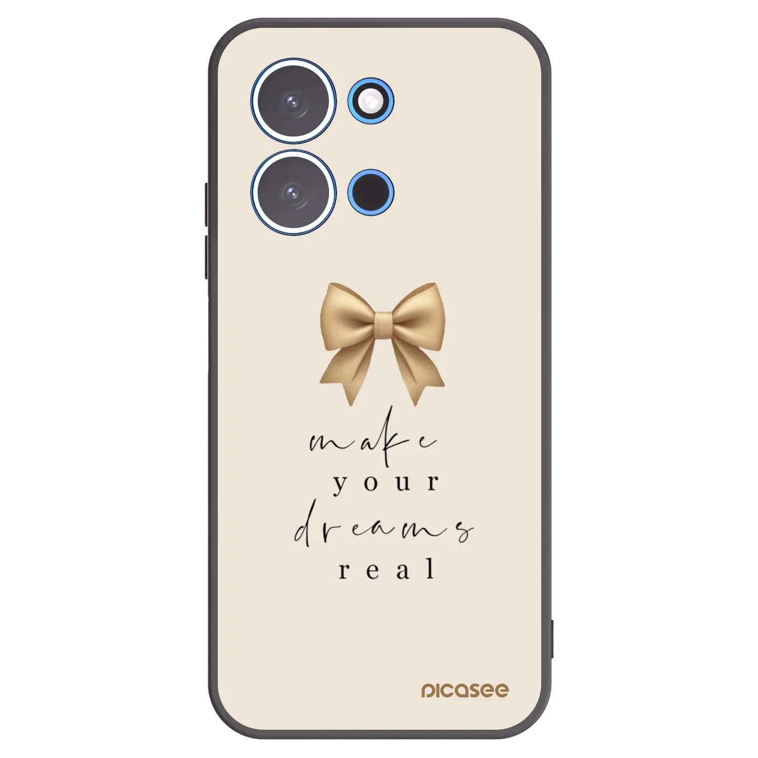 Picasee silikonový černý obal pro Xiaomi Redmi 15C 4G - Golden Dream