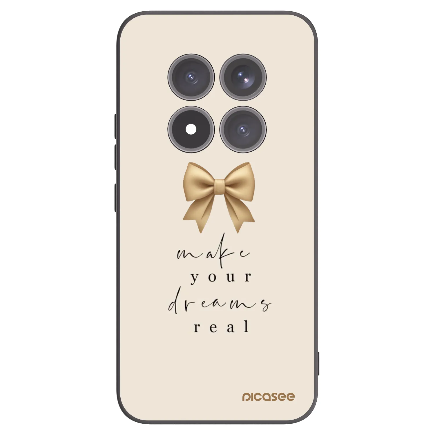 Picasee silikonový černý obal pro Xiaomi Redmi Note 15 Pro+ - Golden Dream