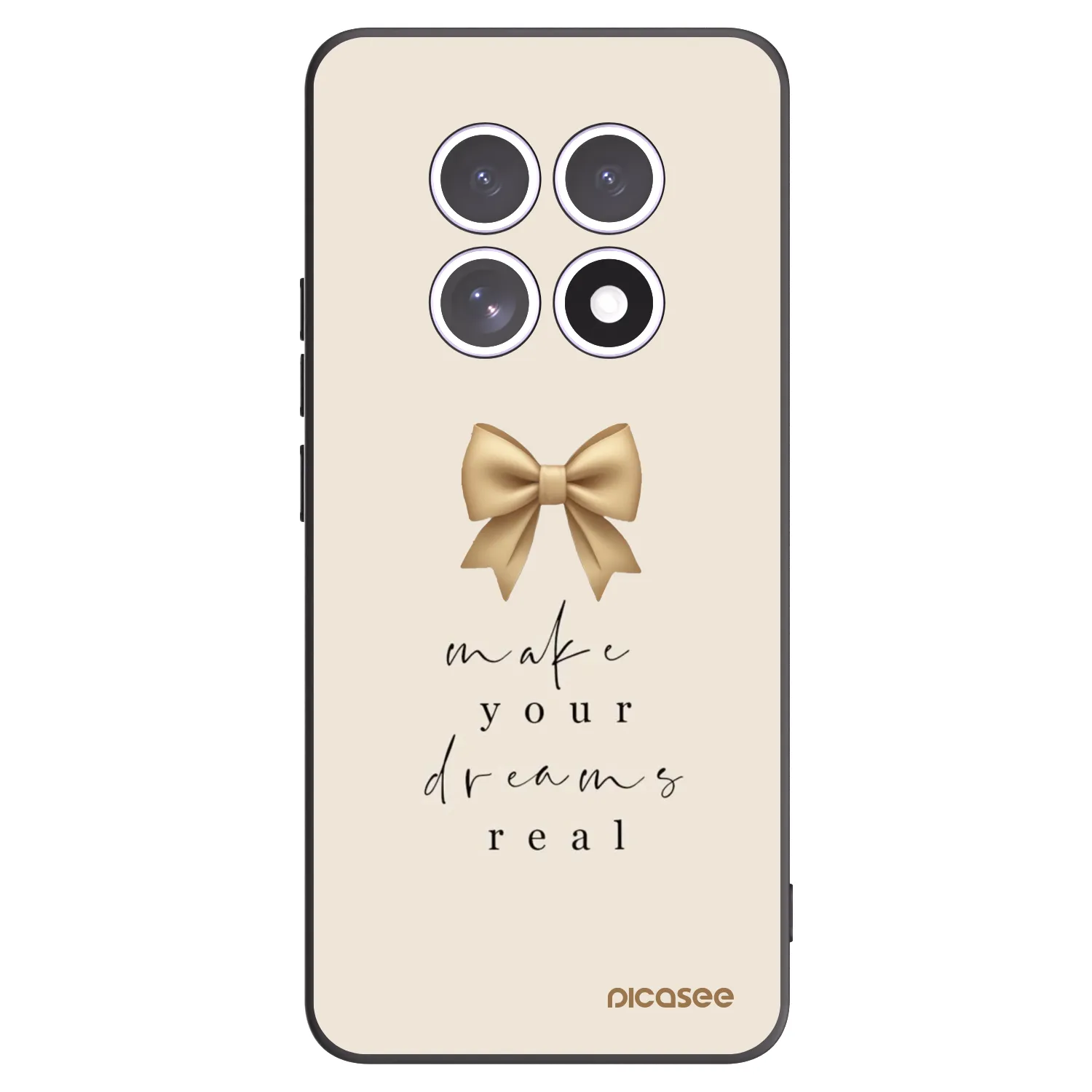 Picasee silikonový černý obal pro Xiaomi Redmi Note 15 - Golden Dream
