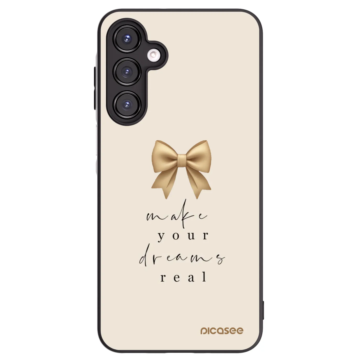 Picasee silikonový černý obal pro Samsung Galaxy A16 4G - Golden Dream