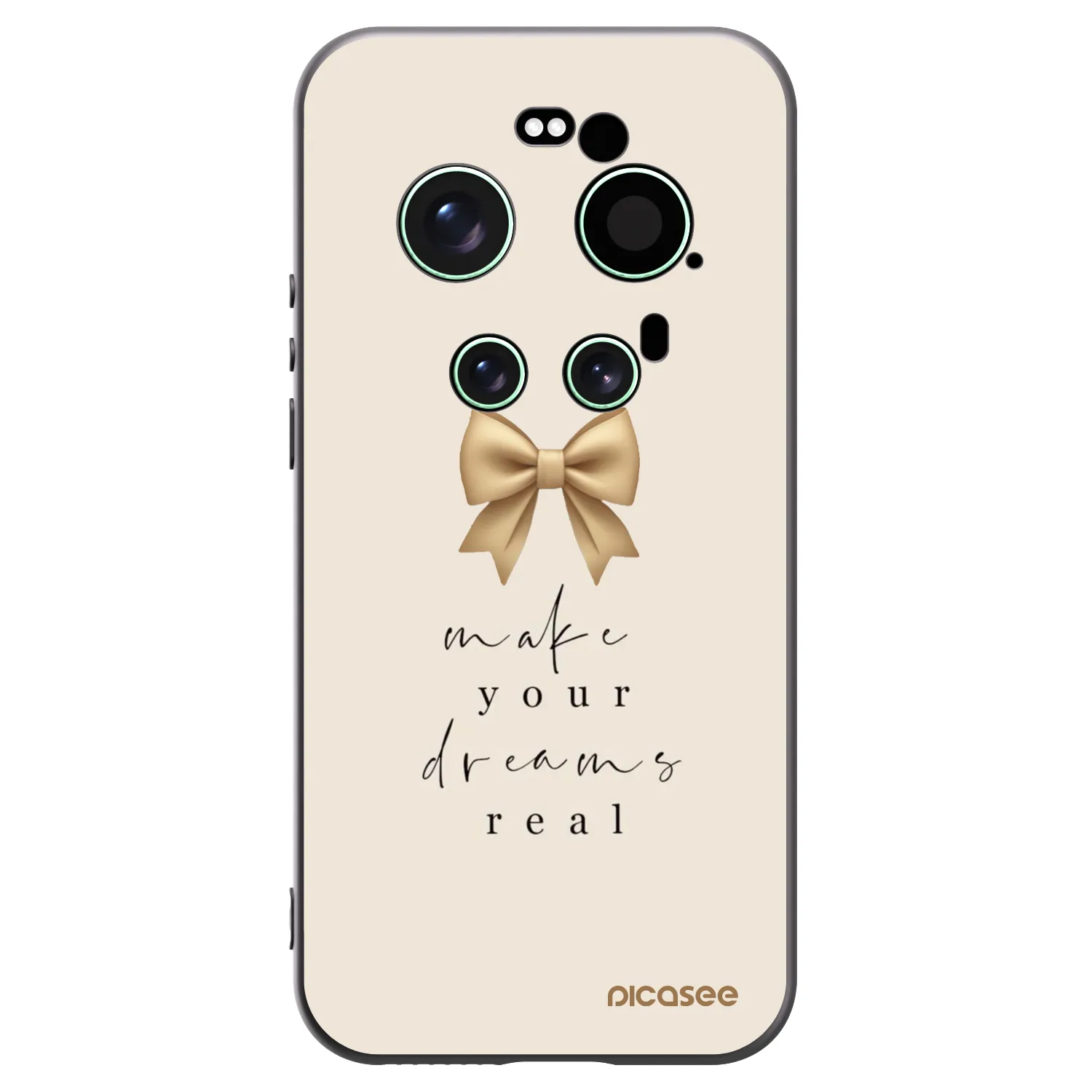 Picasee silikonový černý obal pro Xiaomi 17 Ultra - Golden Dream