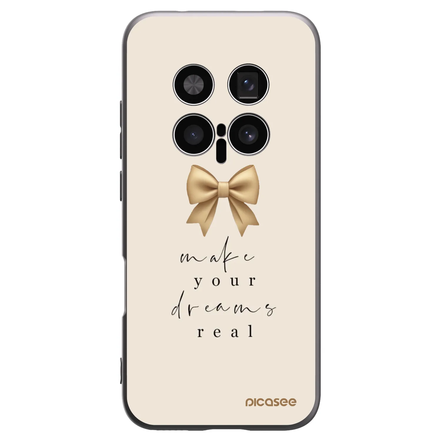 Picasee silikonový černý obal pro Honor Magic8 Pro 5G - Golden Dream