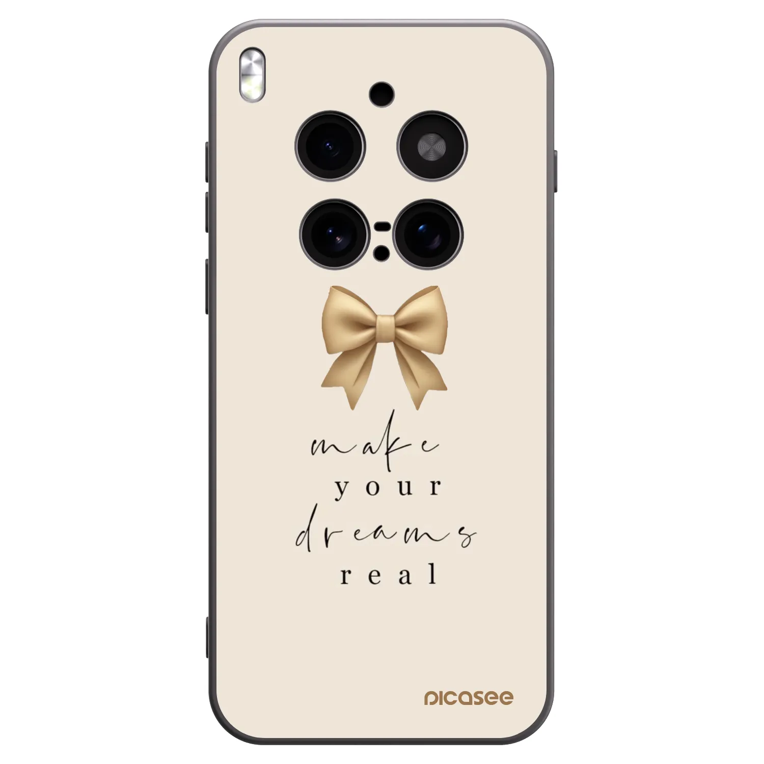 Picasee silikonový černý obal pro Vivo X300 Pro - Golden Dream