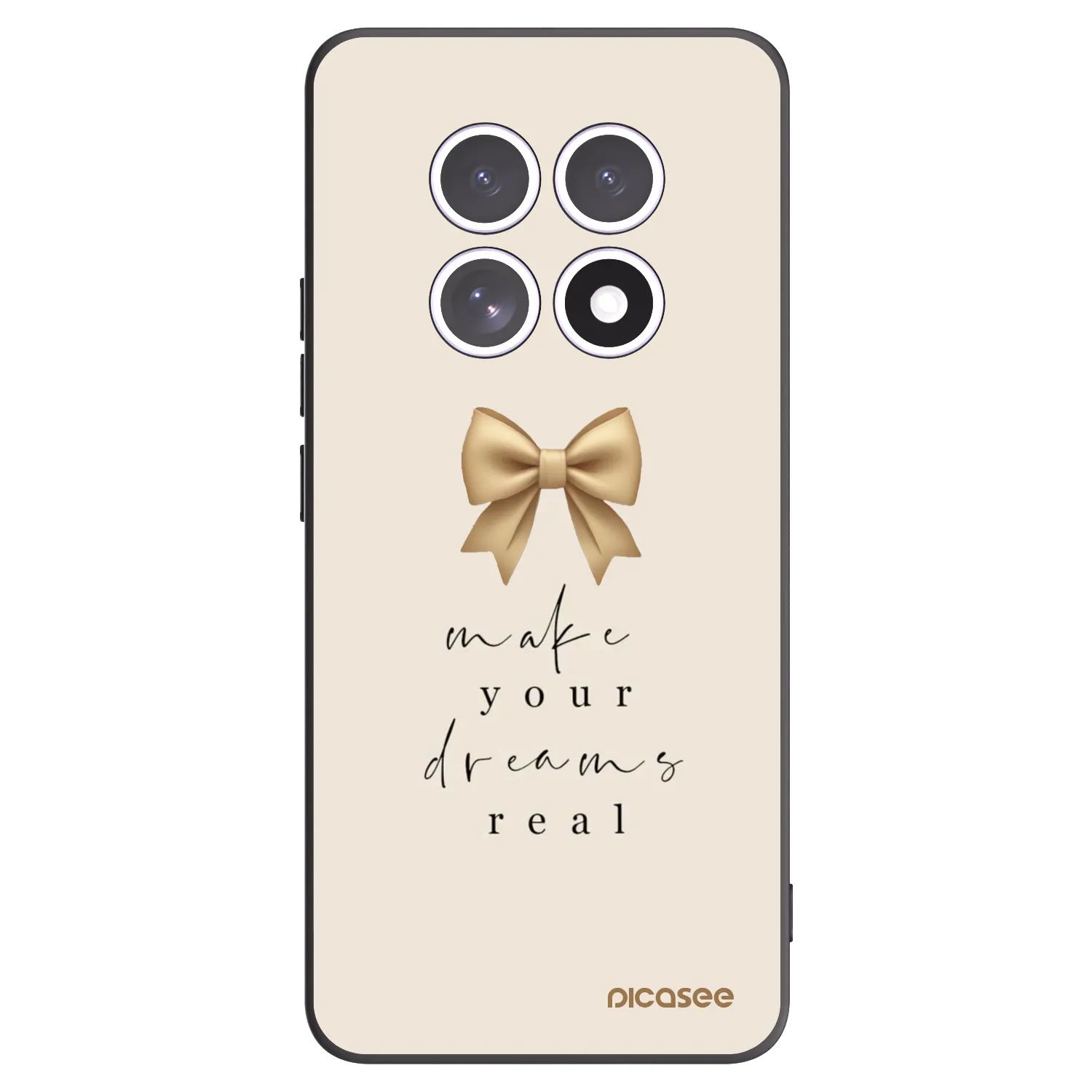 Picasee silikonový černý obal pro Xiaomi Redmi Note 15 5G - Golden Dream