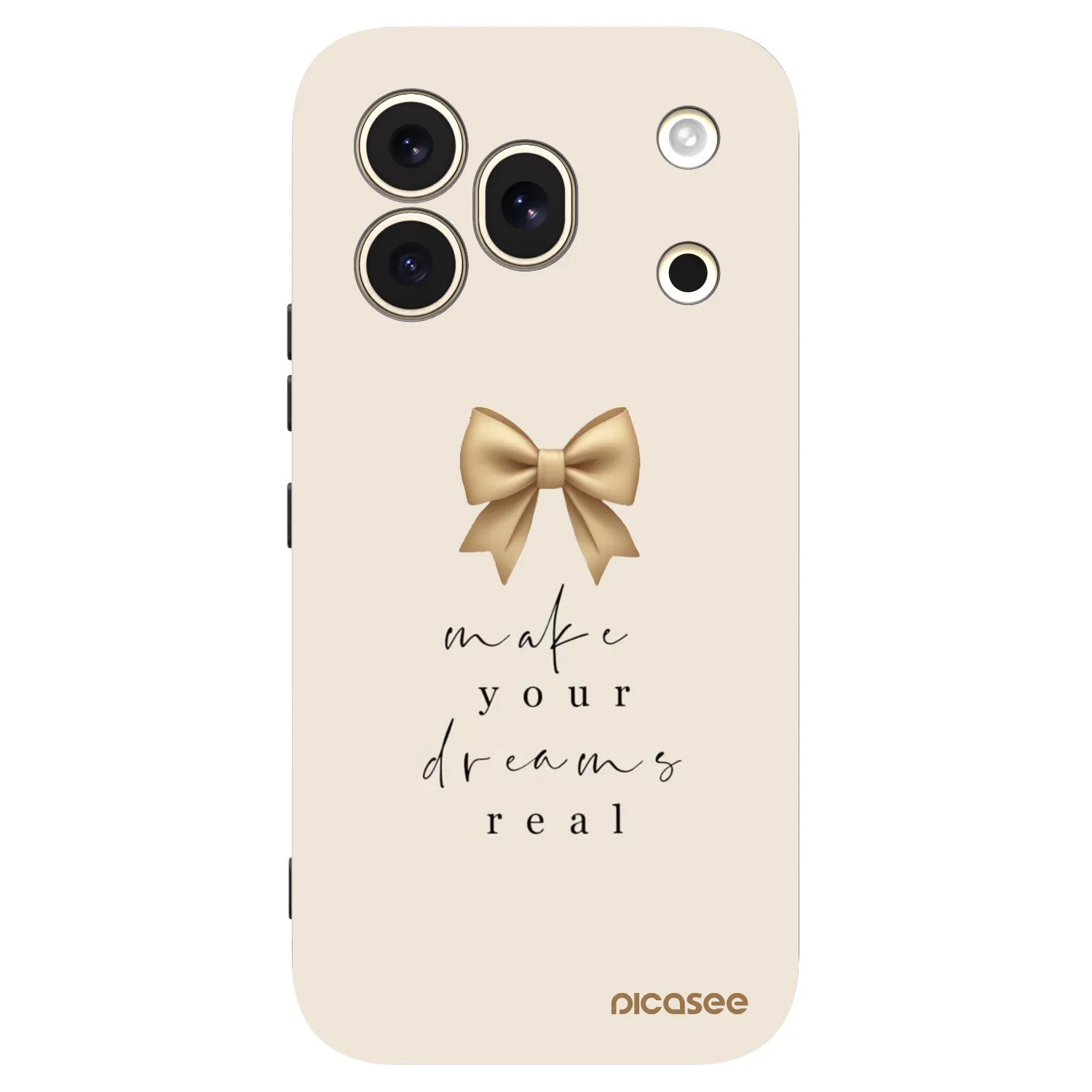Picasee silikonový černý obal pro Honor 600 Pro - Golden Dream