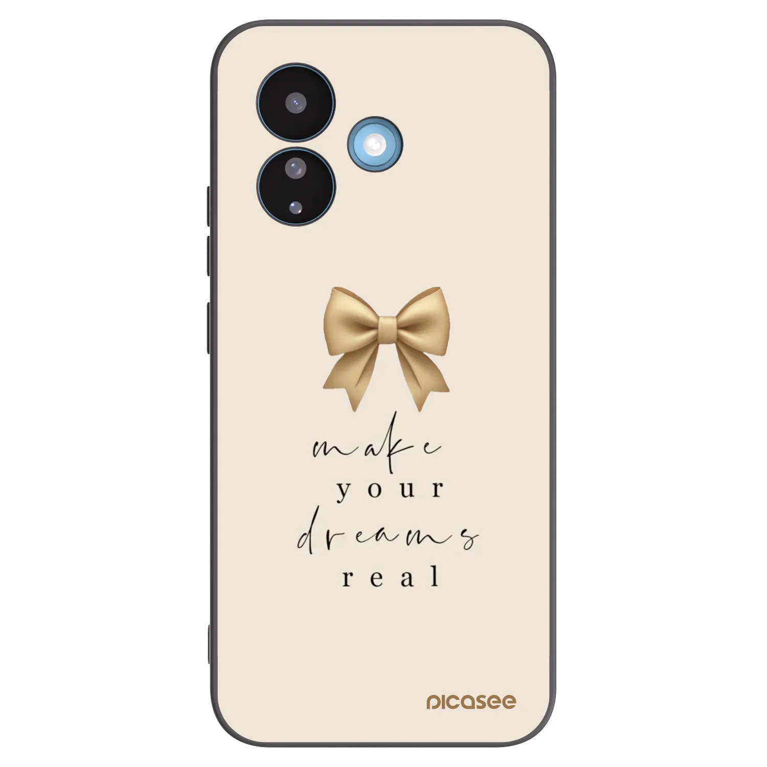 Picasee silikonový černý obal pro Xiaomi Redmi Note 17 Pro 5G - Golden Dream