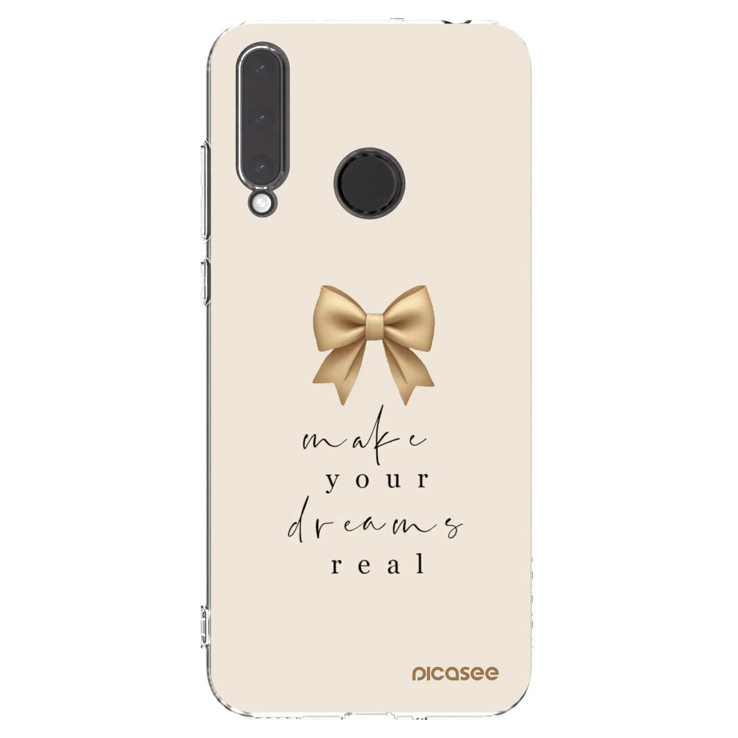 Picasee silikonový průhledný obal pro Honor 20 Lite - Golden Dream