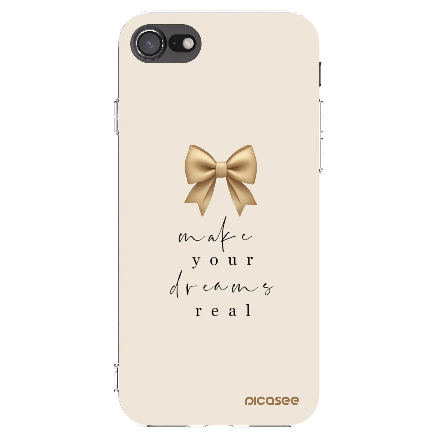 Picasee silikonový průhledný obal pro Apple iPhone 8 - Golden Dream