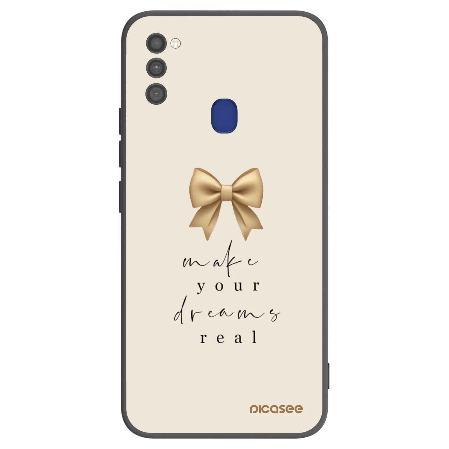 Picasee silikonový černý obal pro Samsung Galaxy M21 M215F - Golden Dream