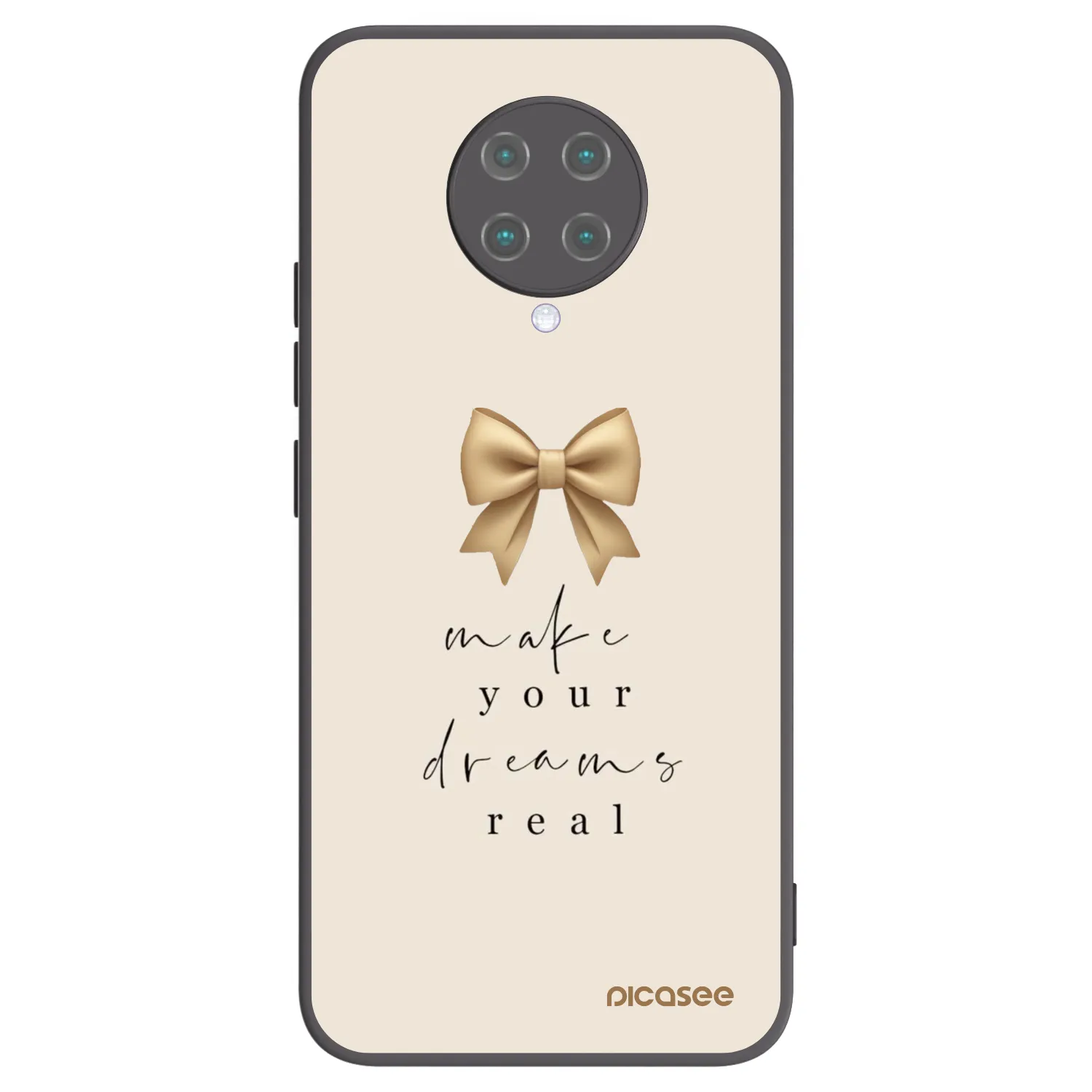 Picasee silikonový černý obal pro Xiaomi Poco F2 Pro - Golden Dream