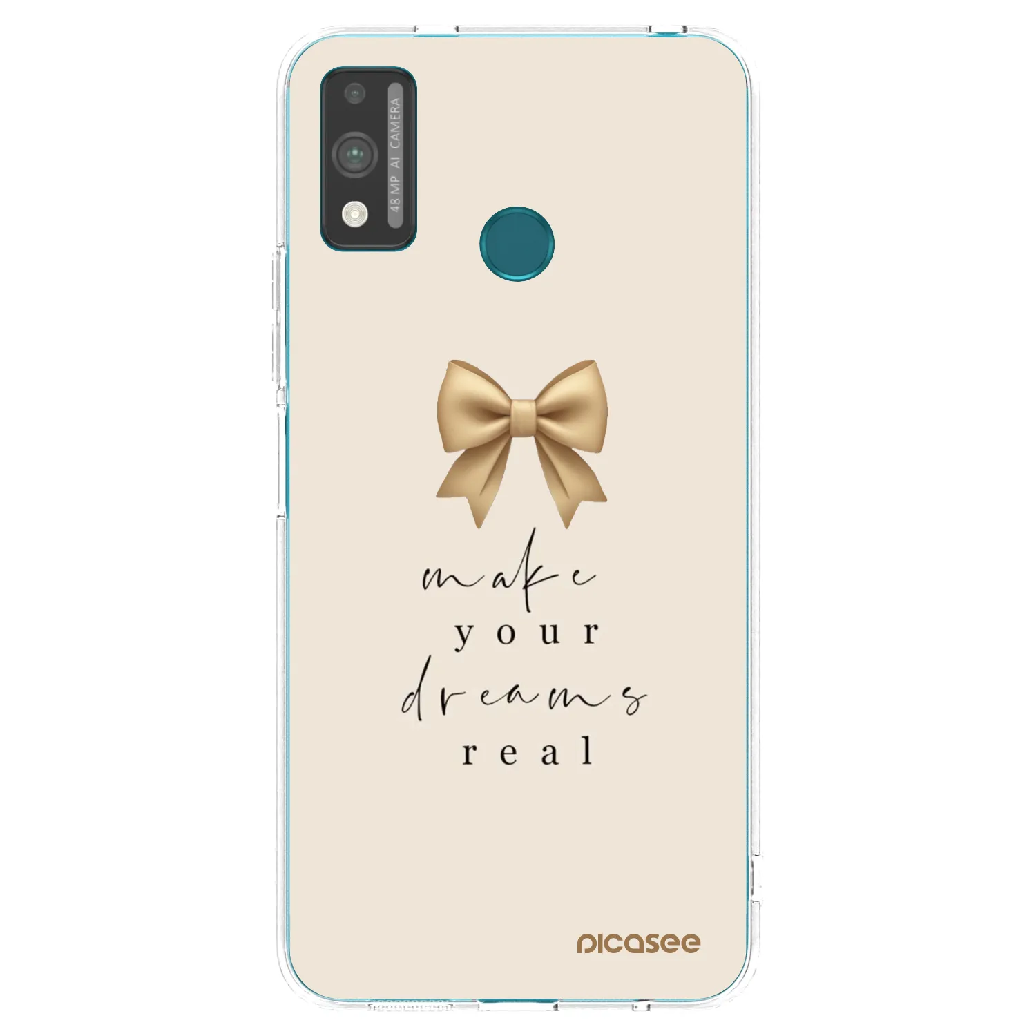 Picasee silikonový průhledný obal pro Honor 9X Lite - Golden Dream