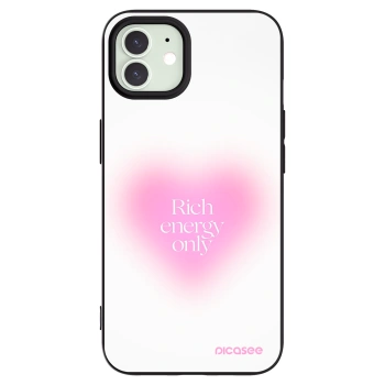 Picasee silikonový černý obal pro Apple iPhone 12 Pro - Rich Energy