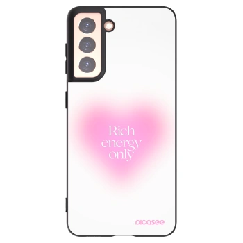 Picasee silikonový černý obal pro Samsung Galaxy S21 5G G991B - Rich Energy