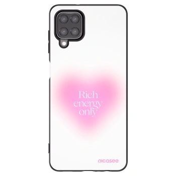 Picasee silikonový černý obal pro Samsung Galaxy A12 A125F - Rich Energy