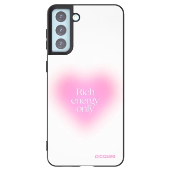 Picasee silikonový černý obal pro Samsung Galaxy S21+ 5G G996F - Rich Energy