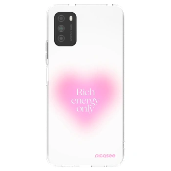 Picasee silikonový průhledný obal pro Xiaomi Poco M3 - Rich Energy