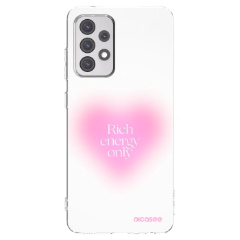 Picasee silikonový průhledný obal pro Samsung Galaxy A52 5G A525F - Rich Energy
