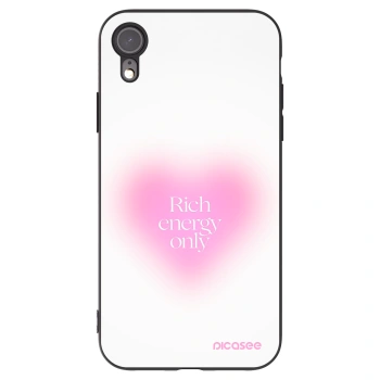 Picasee silikonový černý obal pro Apple iPhone XR - Rich Energy