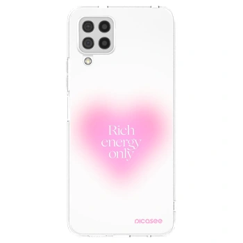 Picasee silikonový průhledný obal pro Samsung Galaxy A22 A225F 4G - Rich Energy