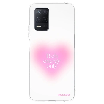 Picasee silikonový průhledný obal pro Realme 8 5G - Rich Energy