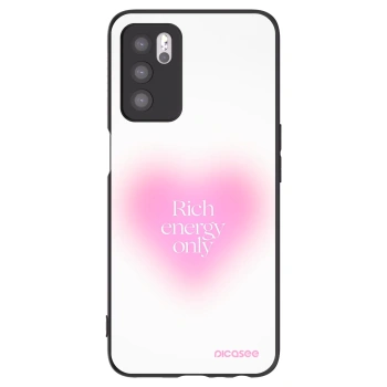 Picasee silikonový černý obal pro OPPO A16s - Rich Energy