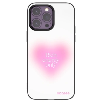 Picasee silikonový černý obal pro Apple iPhone 14 Pro Max - Rich Energy