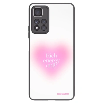 Picasee silikonový černý obal pro Xiaomi Redmi Note 11 Pro+ 5G - Rich Energy