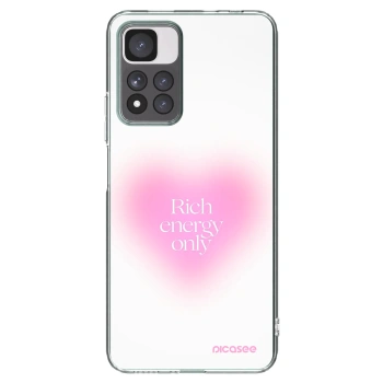 Picasee silikonový průhledný obal pro Xiaomi Redmi Note 11 Pro+ 5G - Rich Energy