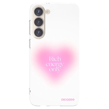 Picasee silikonový průhledný obal pro Samsung Galaxy S23+ 5G - Rich Energy