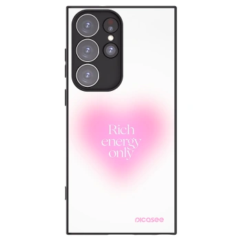 Picasee silikonový černý obal pro Samsung Galaxy S23 Ultra 5G - Rich Energy
