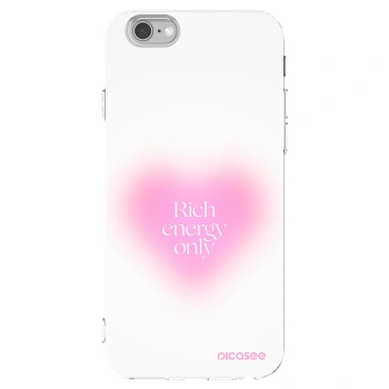 Picasee silikonový průhledný obal pro Apple iPhone 6/6S - Rich Energy