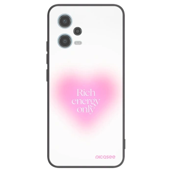 Picasee silikonový černý obal pro Xiaomi Redmi Note 12 5G - Rich Energy
