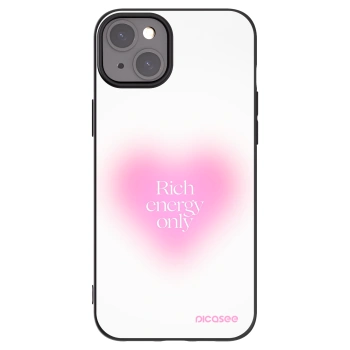 Picasee silikonový černý obal pro Apple iPhone 15 Plus - Rich Energy