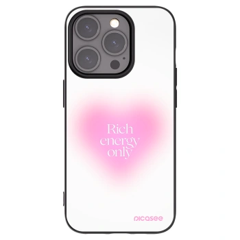 Picasee silikonový černý obal pro Apple iPhone 15 Pro - Rich Energy