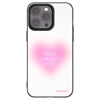 Picasee silikonový černý obal pro Apple iPhone 15 Pro Max - Rich Energy