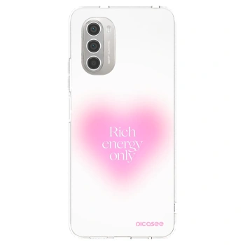 Picasee silikonový průhledný obal pro Motorola Moto G51 - Rich Energy
