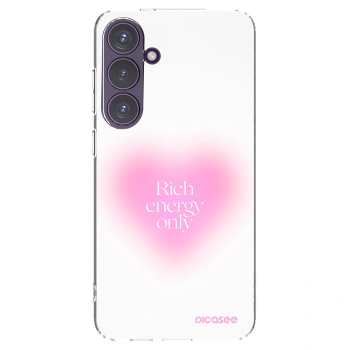 Picasee silikonový průhledný obal pro Samsung Galaxy S24+ S926B 5G - Rich Energy
