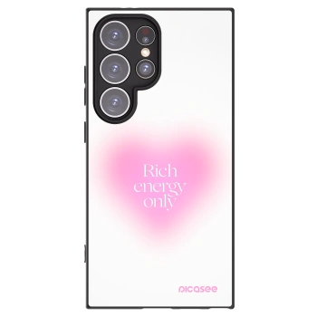 Picasee silikonový černý obal pro Samsung Galaxy S24 Ultra S928B 5G - Rich Energy